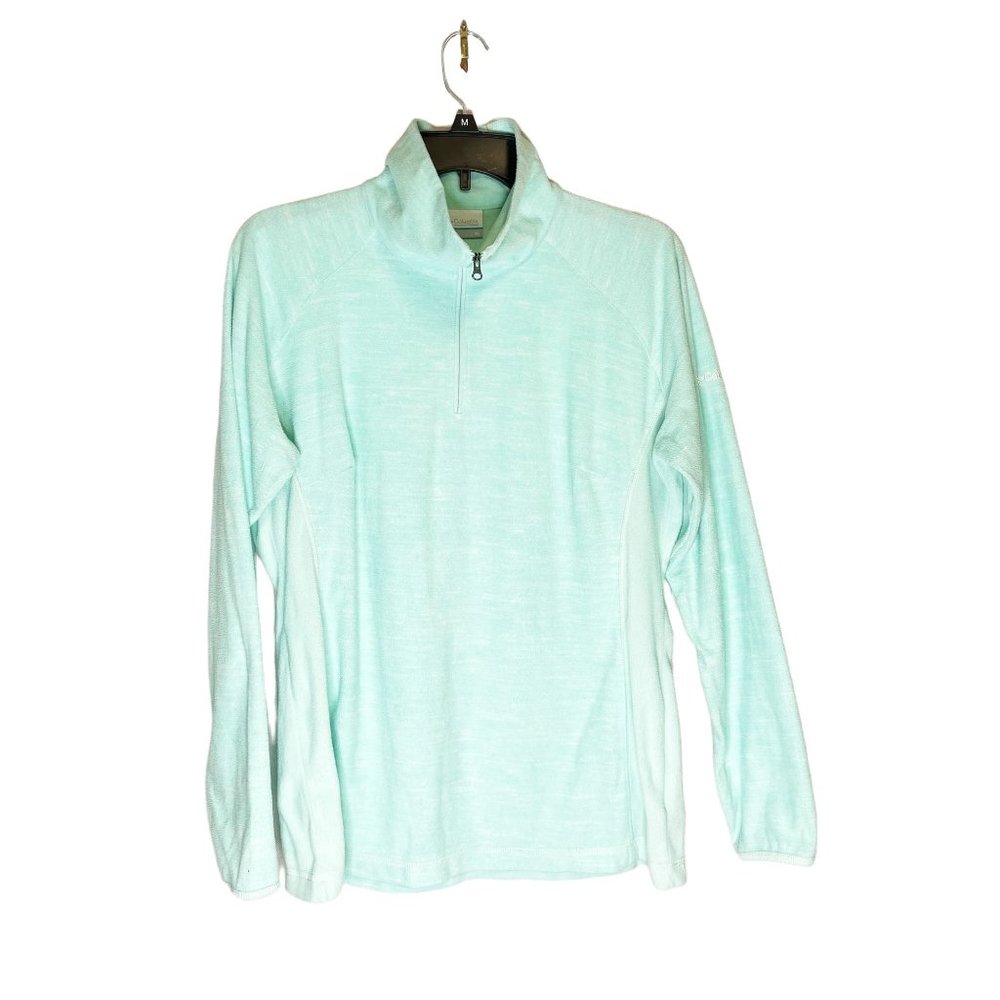 EUC Columbia Men's Mock Neck Long Sleeve Pullover Half Zip Fleece Sweater Sz XL